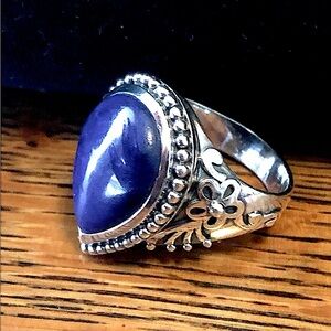 $74   Doug Paulus Estate Ring   Sterling Silver   Marked dp 925 India   Size 10